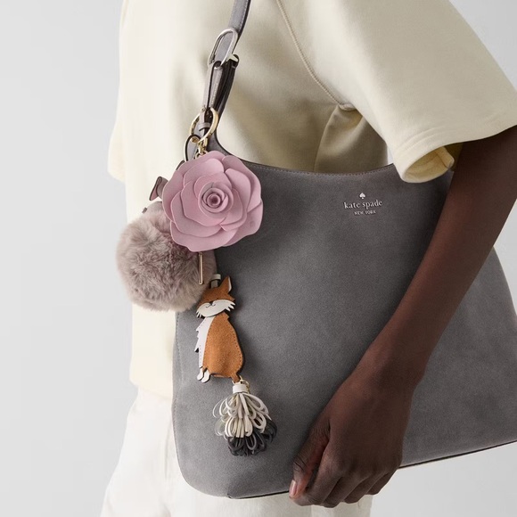 Kate Spade New York Flora Flower Novelty Bag Charm - Picture 4 of 15